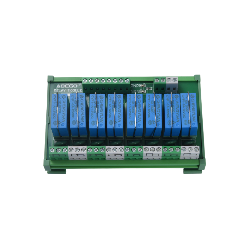 Modulo relè MCYF1, modulo relè su guida 14F, modulo di connessione industriale 14F 10A.